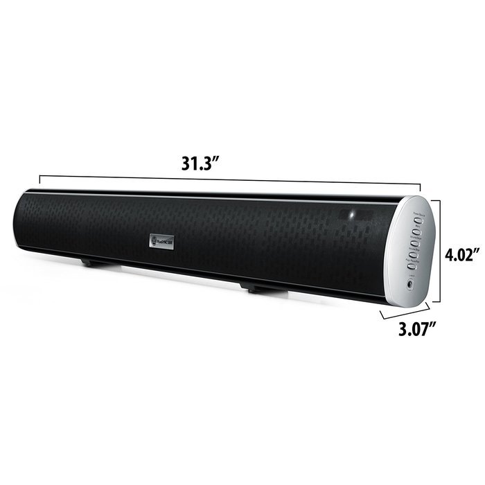 GOgroove 2.1 Channel Bluetooth Home Theater Sound Bar Speaker with High Definition Streaming, Optical and Analog...