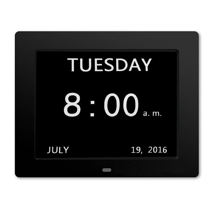 HeQiao Indoor Large LCD Digital Thermometer Hygrometer Temperature Monitor Humidity Meter Thermometers with Calendar... N12