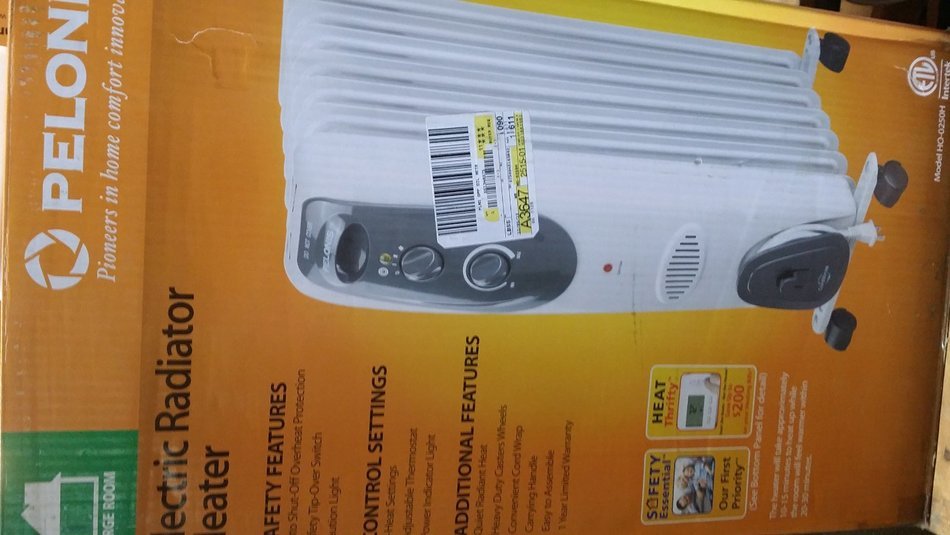 PELONIS OIL FILLED HEATER
