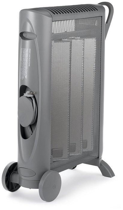 Bionaire Silent Micathermic Console Heater for Large Spaces, Black N6