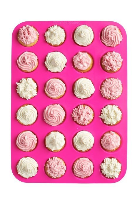 24-Cup Muffin Pan 100% Silicone, Nonstick, and Easy to Clean,3$ less than other competitor