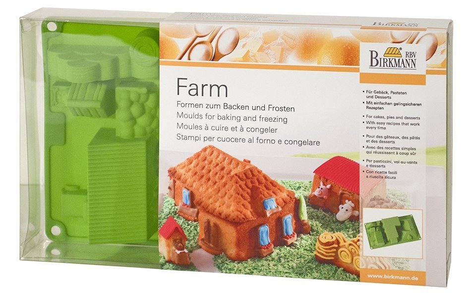 Birkmann Farm Shaped Silicone Mold for Baking & Freezing