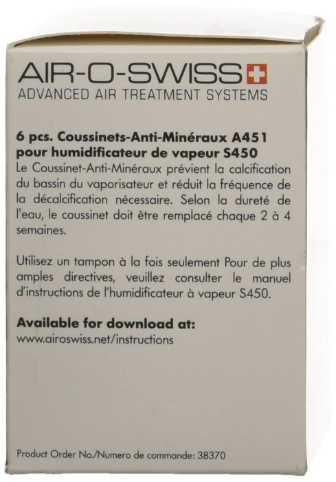 BONECO A451 Anti-Mineral Pads, 6 pack N2