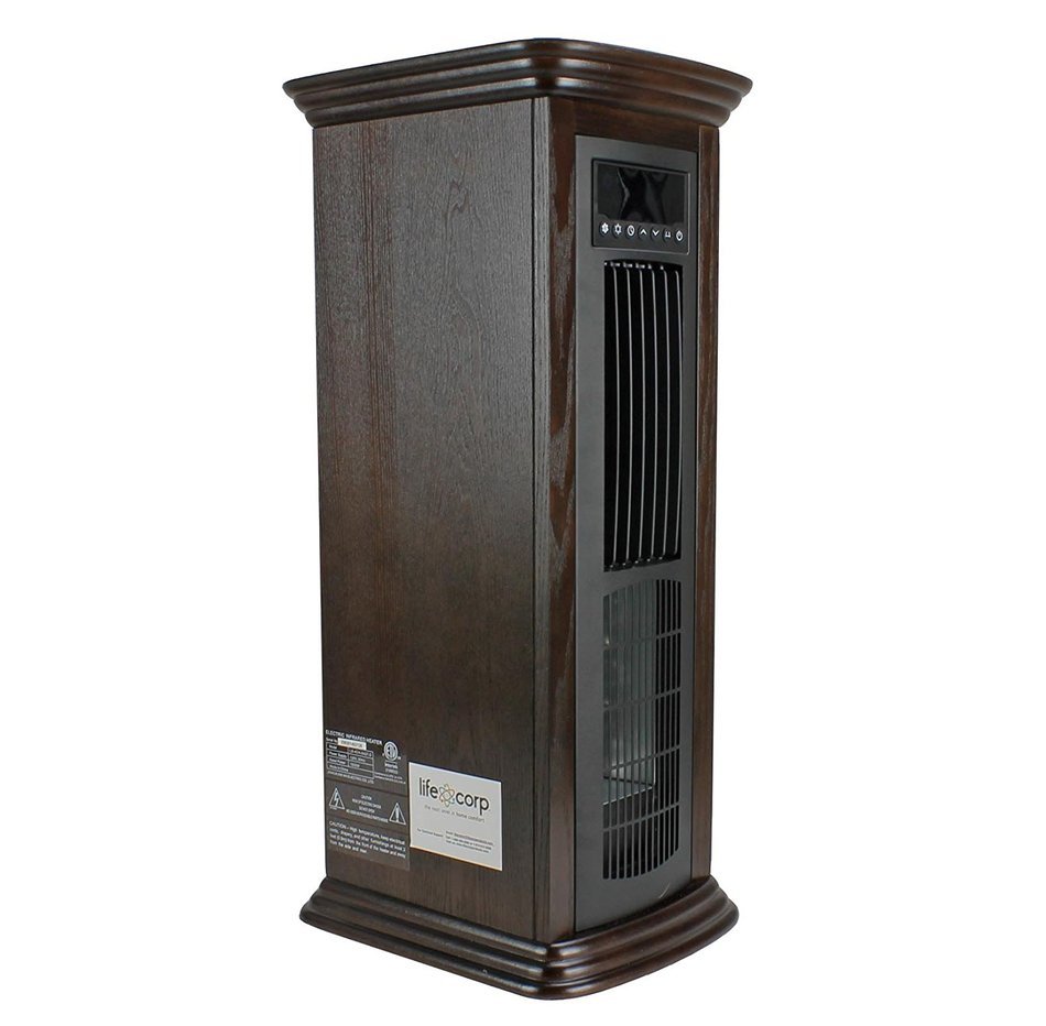 LifeSmart 4 Element 4-In-1 Electric Infrared Tower Heater & Fan N5