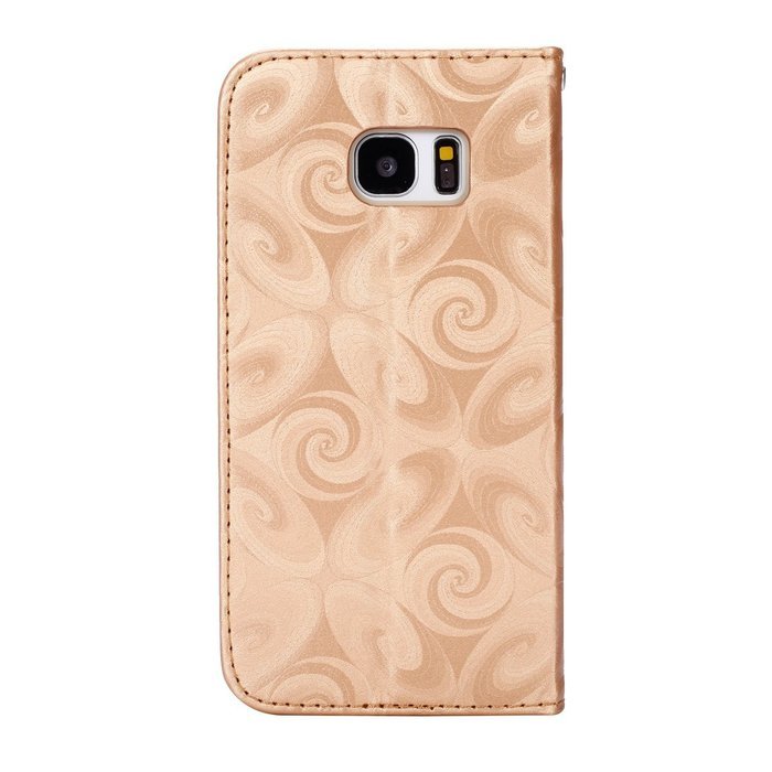 Galaxy S7 Edge Wallet Case, PHEZEN Bling Liquid Glitter Love Heart Floating 3D Hourglass Luxury Pu Leather Magnet... N24