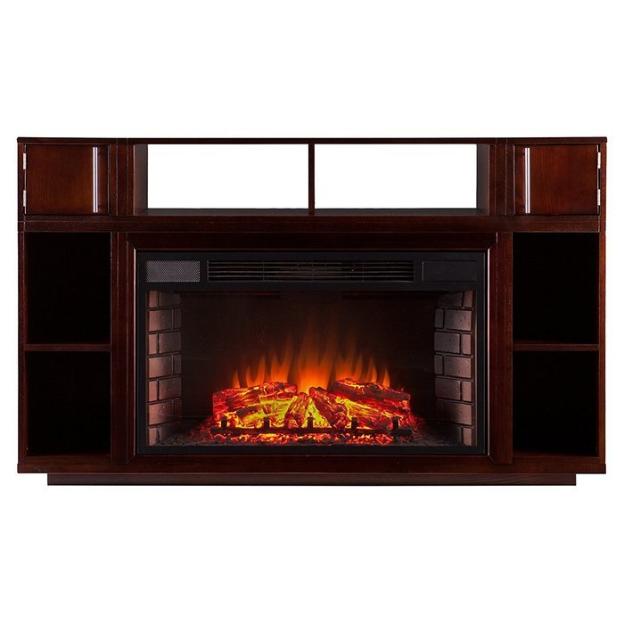 Southern Enterprises Henley Media Console Fireplace - Espresso N3