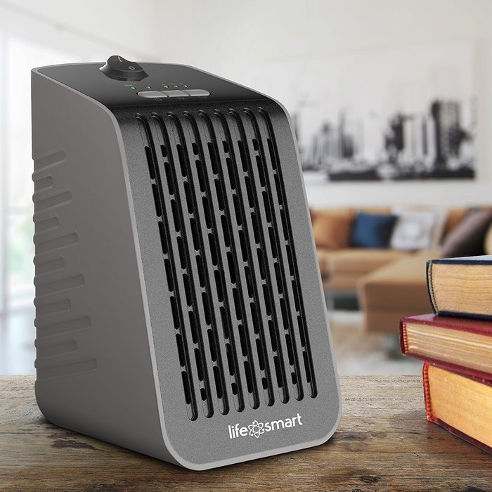 (2) Lifesmart PTC Element Desktop Space Heater & Fan N3