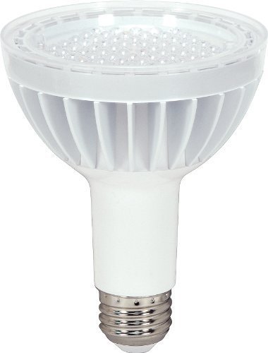 Satco S8971 14 Watt (75 Watt) 860 Lumens PAR30 Long Neck LED Soft White 2700K 60 Beam KolourOne Light Bulb, Dimmable...