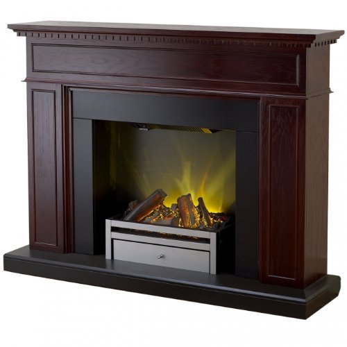 Adam Arlington Electric Fireplace Mantel Package in Rich Oak N3