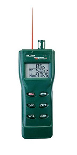 Extech RH401 Triple Display Hygro Thermometer Psychrometer with Built ...