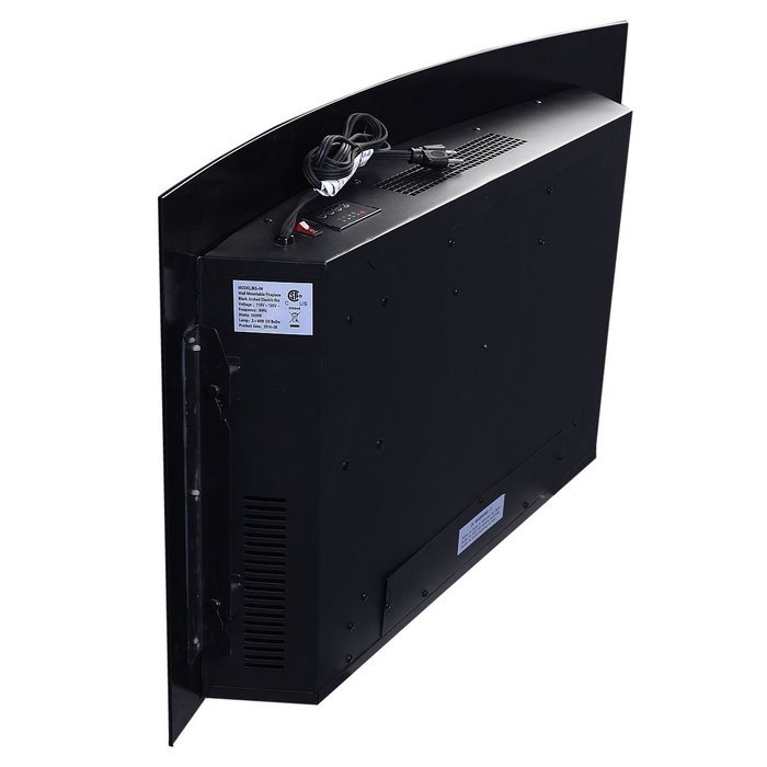35" XL Large 1500W Adjustable Electric Wall Mount Fireplace Heater W/Remote N3