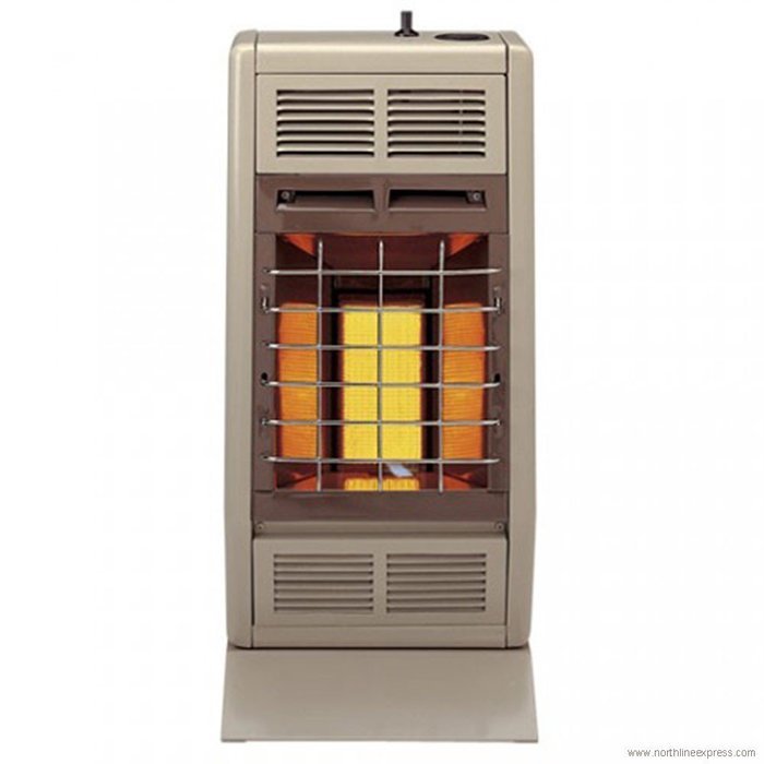 Empire Infrared Heater Liquid Propane 6000 BTU, Manual Control