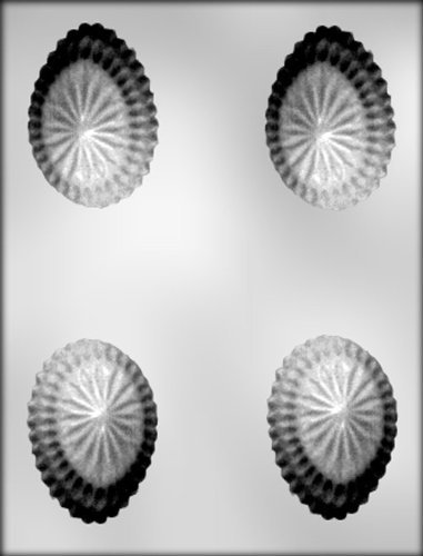 CK Products 3-1/8" Cut Glass Egg Choc Mold