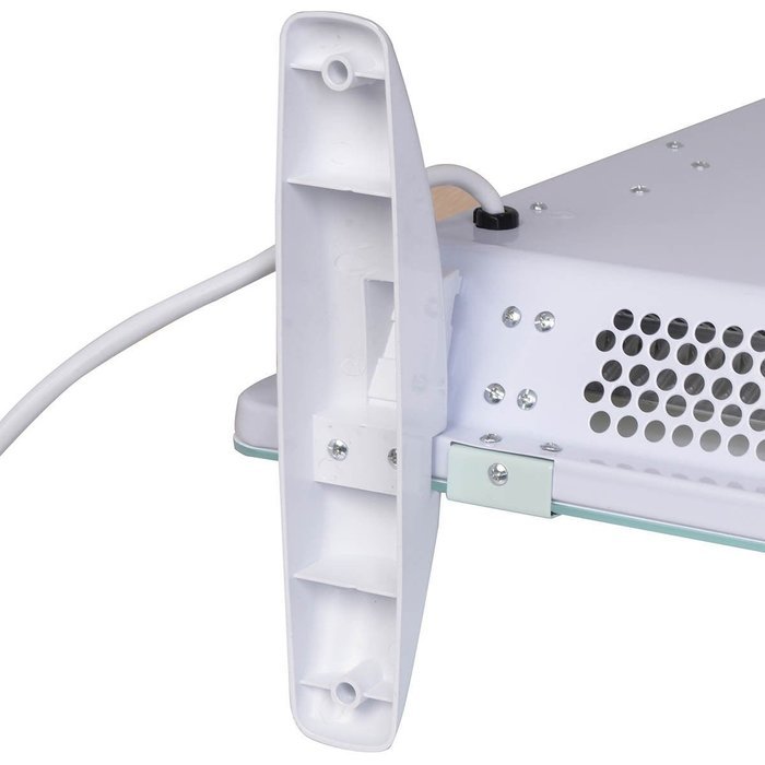 Gracelove 1500W LCD Glass Panel Heater Wall Mount Silent Energy Saving Compact White New N2