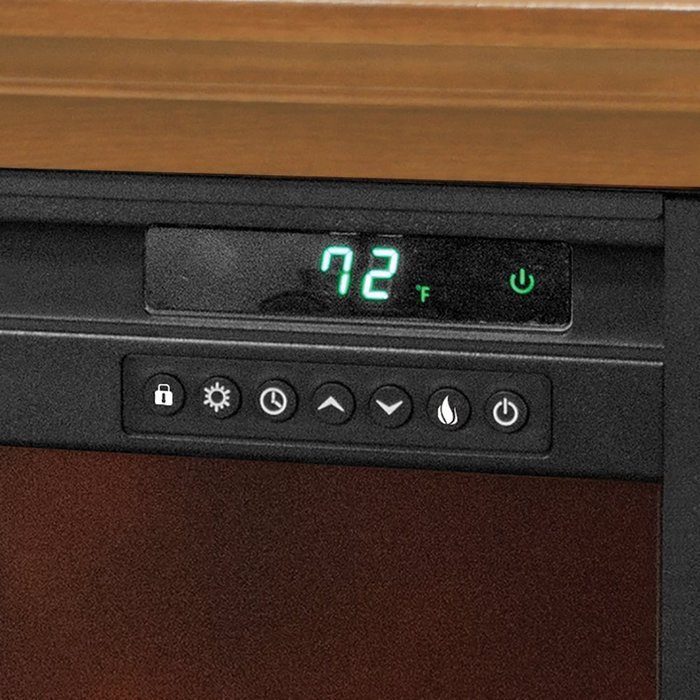 Lifesmart 3 Element Quartz Infrared Electric Portable Fireplace Space Heater N4