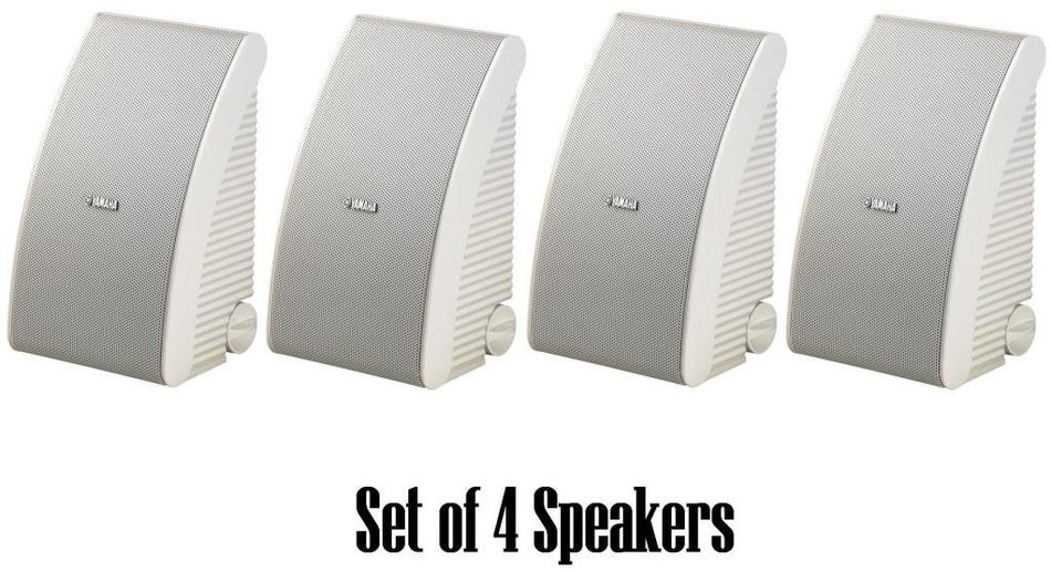 Yamaha All Weather Outdoor / Indoor Wall Mountable Natural Sound 180 watt 2 way Acoustic Suspension Speakers -... N3