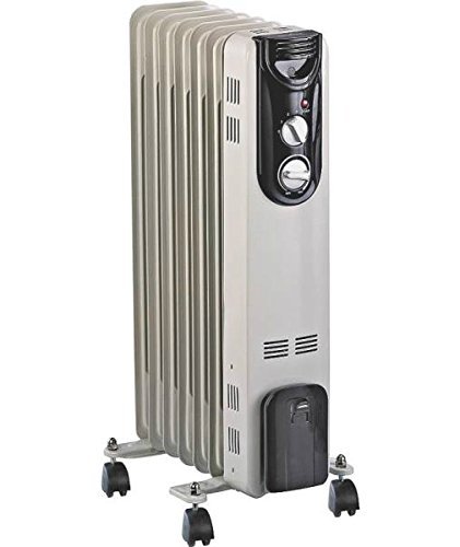 HOMEBASIX CYB20-7 Oil Filled Heater, 600/900/1500-watt