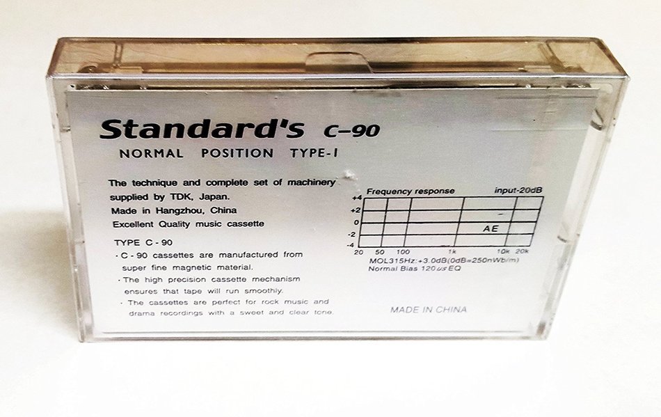 Standard's Audio Cassette C-90 10/pack