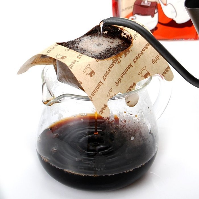 Huayoung 30-pcs Natural Paper Coffee Bags Travel & Convenient Drip Coffee Filters Disposable Coffee Filters (Natural)