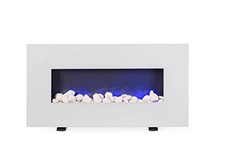Electric Fireplace Wall Mount,Wall Heater 42 in. LED Wall Fireplace , Color White, 10 Flame-Warm Up Any Decor... N2