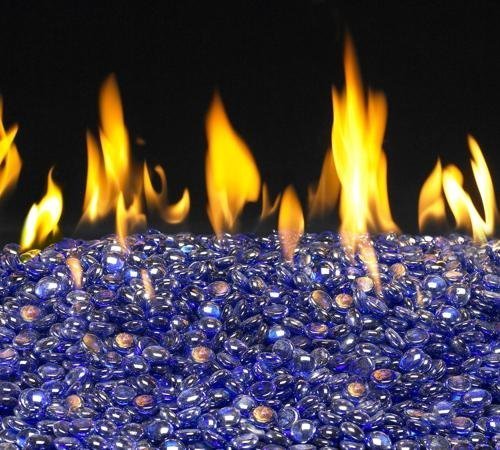 Sapphire Glass Gems | 10 Lbs