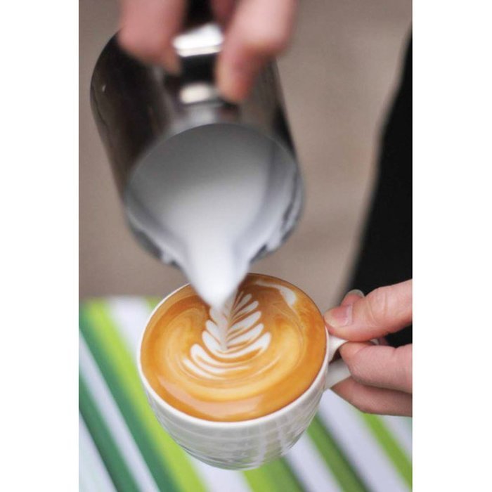 Honeyhome Japanese Style 1000ML Thick Stainless Steel Milk Frothing Jug Garland Cup
