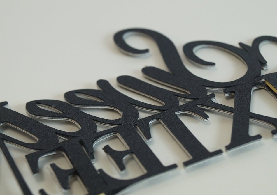 All About Details Black Sweet-sixteen Cake Topper