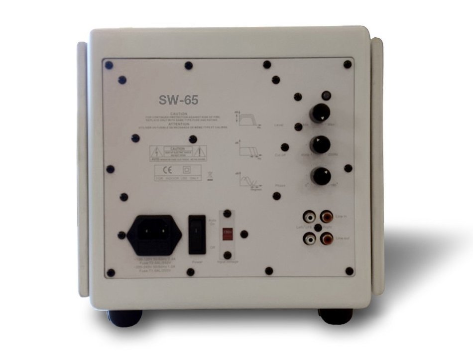 Pure Acoustics Snow Pro X3 100Watts Powered Subwoofer (Single, White)