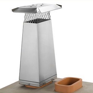 Gelco 13126 Stainless Steel Flue Stretcher 8" x 8" Stainless Steel 2ft. Flue Stretcher