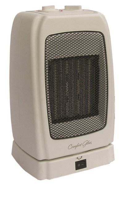 Comfort Glow CEH255 Oscillating Ceramic Safety Furnace, 1500-watt, Bone