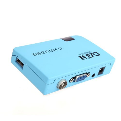CHICHO Hot Digital TV Box LCD VGA/AV Audio Tuner DVB-T FreeView Receiver New