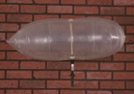 The Chimney Balloon wf009 36 x 15 in. Fireplace Draft Stopper