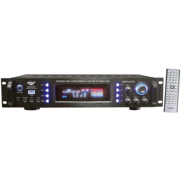PYLE PRO P1501ATU 1,500-Watt Hybrid Preamp Consumer Electronics