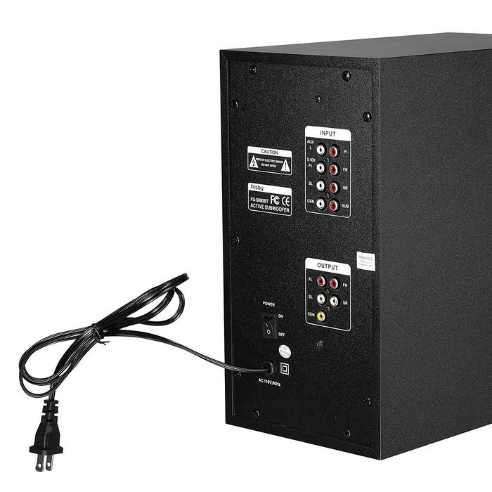 Frisby FS-5080BT 5.1 Surround Sound Home Theater Speakers System with Bluetooth USB/SD/AUX and Remote N2