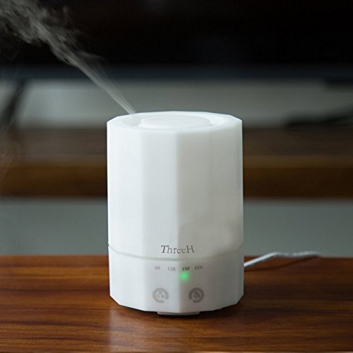ThreeH Diffuser 200ml Aromatherapy Essential Oil Diffuser Portable Ultrasonic Aroma Mist Humidifier For Home Office... N2