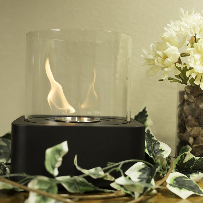 Sunnydaze Cilindro Ventless Bio Ethanol Tabletop Fireplace N3