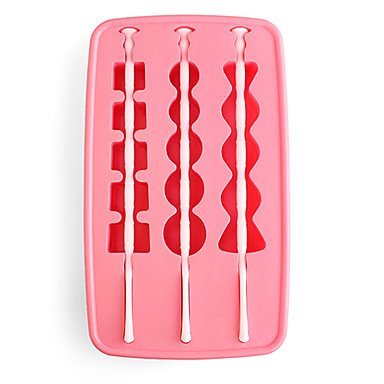 Sher Summer Candied Fruit Style 6 Colors Ice Cream Maker Mold Popsicle Molds Silicone Freezer Ice Pop Makers (... N2