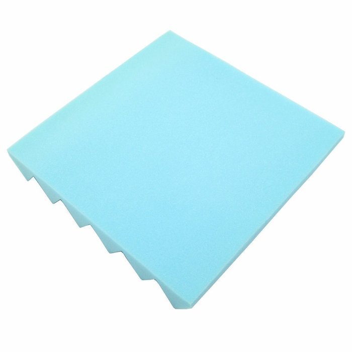 6pcs Acoustic Soundproof Sound Stop Absorption Wedge Studio Foam 12"x 12"x2"Blue N4
