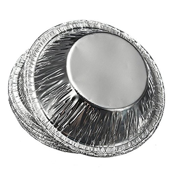 Goege 250 Pcs Disposable Aluminum Foil Cups Baking Bake Muffin Cupcake Tin Mold Round Egg Tart Tins Mold Mould