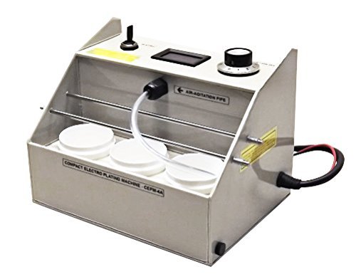 Jewellery compact electroplating machine CEPM-4A with four industrial options: stripping; tanks heating; adjustable... N4