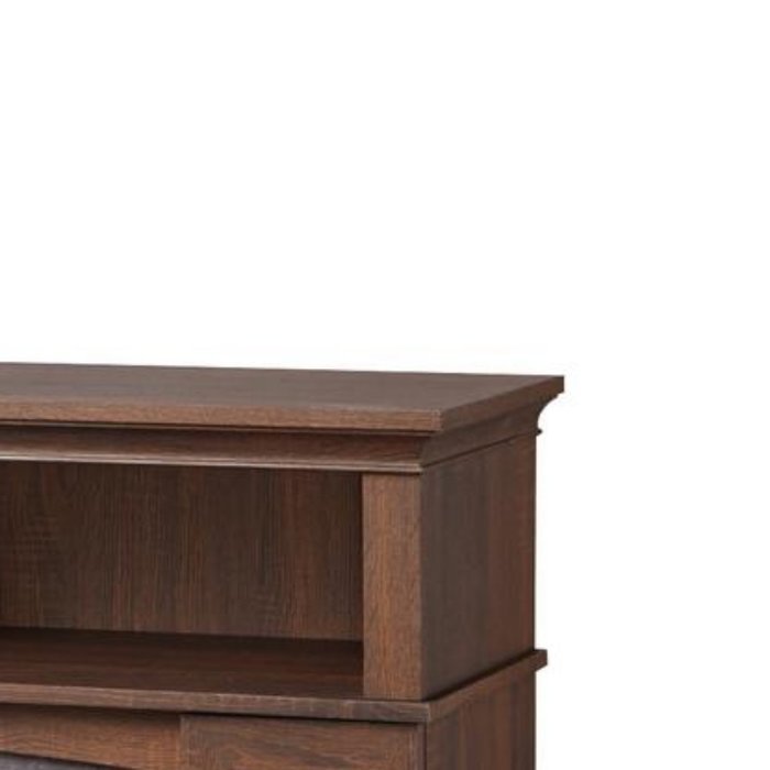 Grafton 46 in. TV/Media Console Infrared Medium Brown Walnut Indoor Electric Fireplace N8