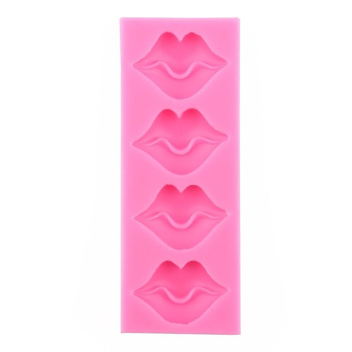 Yosoo 3D Lips Silicone Fondant Mold Cake Decor Sugarcraft Chocolate Decorating Baking Tool Mould