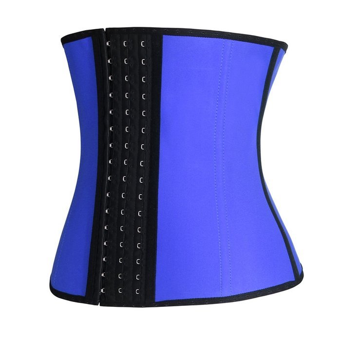 Women's 14 Steel Bone Solid Latex Sports and Fitness Waist Trainer Cincher N2