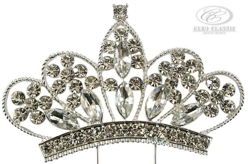 Cake Topper Sparkle Rhinestone Princess Cake Topper Crown Cake Topper Princess Party Baby Shower Cake Topper (...