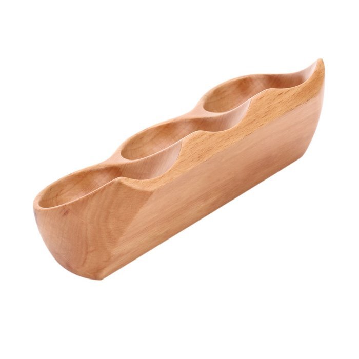 Scotte(TM) handcraft wooden pipe rack/stand for 3 tobacco pipe N5