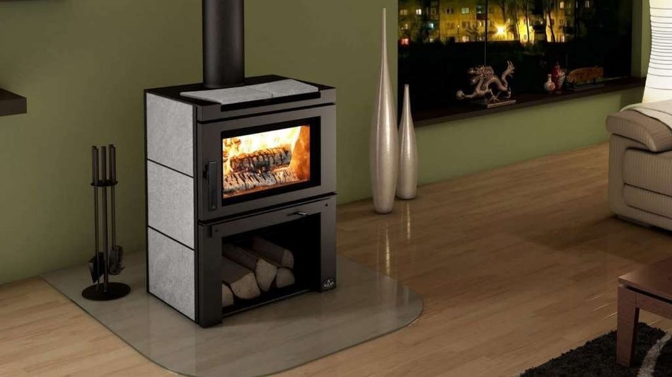 Osburn Matrix Wood Stove with Soap Stone Panel Kit