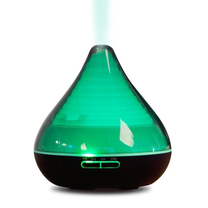 300ml Ultrasonic Cool Mist Humidifier ,Essential Oil Aromatherapy Diffuser with 7 Colors LED and Waterless Auto... N27