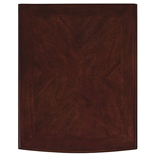 Portable Cherry Electric Infrared Quartz Real Wood Veneers Heater Brown
