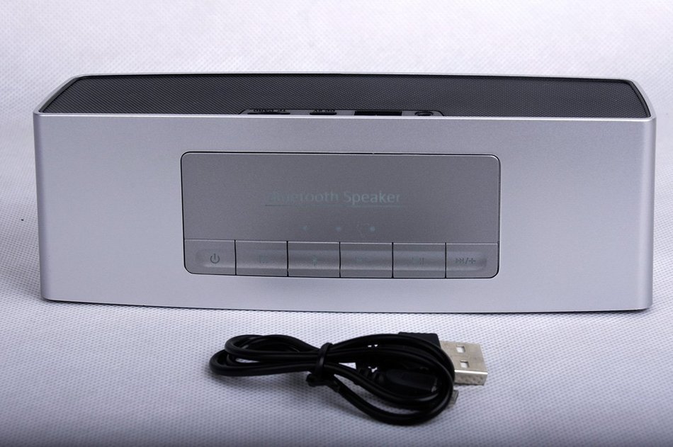 Blueone Outdoor Speaker HIFI Wireless Bluetooth Subwoofer Speakers for Cell Phones - Silver N2