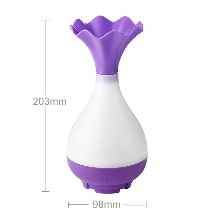 RipaFire Jady Pure Aromatherapy Humidifier Ultrasonic Sound Vibrations with Night Light Portable Mini USB Perfume... N7